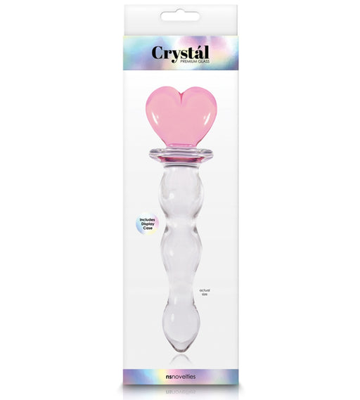 NS Novelties Crystal Heart of Glass Dildo | thevibed.com
