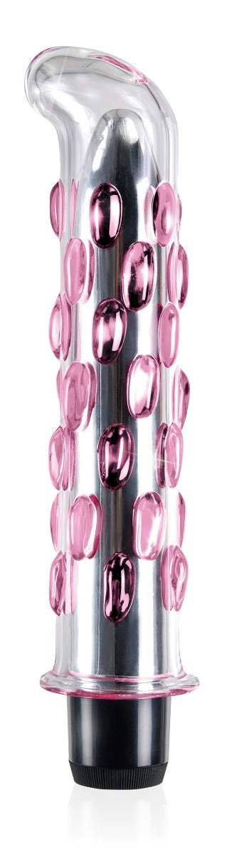 Pipedream Icicles No. 19 Textured Glass Waterproof G-Spot Vibrator | thevibed.com