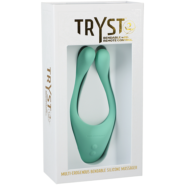 Doc Johnson TRYST V2 Remote Control Multi-Use Couples Massager | thevibed.com