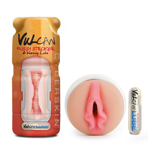 Topco Cyberskin Vulcan Pussy Stroker with Warming Lube | thevibed.com