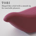 Tenga iroha+ TORI Petite Rechargeable Vibrator | thevibed.com