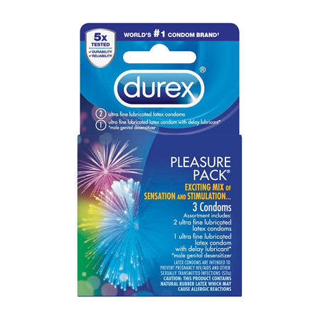 Durex Pleasure Pack 3`s