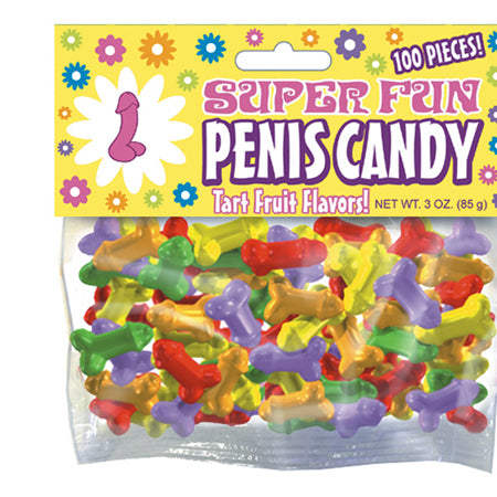 Super Fun Penis Candy - 100 Pcs Per 3 oz Bag