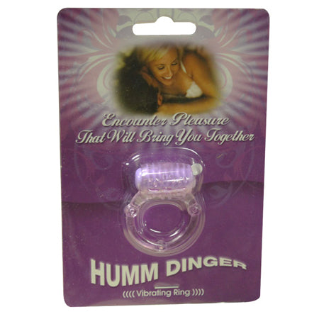 Humm Dinger Vibrating Cockring - Purple