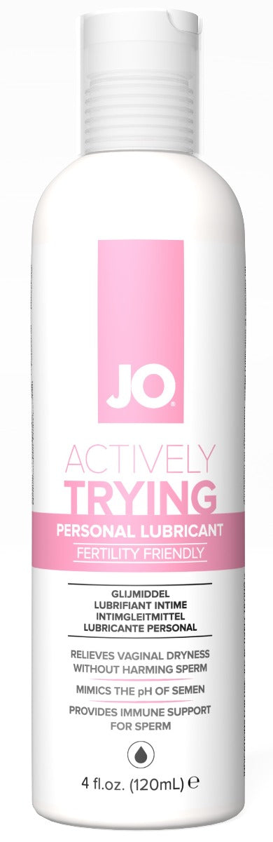 System JO Actively Trying Conception Lubricant 4 oz | thevibed.com