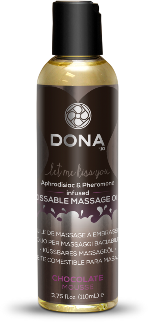DONA by JO Kissable Massage Oil Chocolate Mousse | thevibed.com