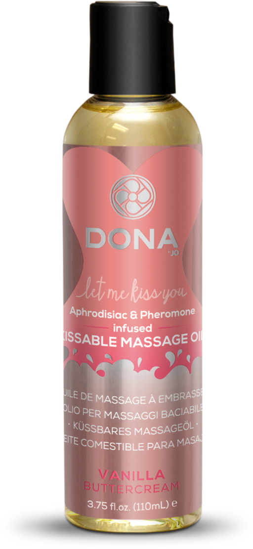 DONA by JO Kissable Massage Oil Vanilla Buttercream | thevibed.com