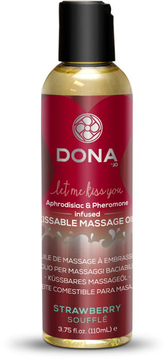 DONA by JO Kissable Massage Oil Strawberry Souffle | thevibed.com