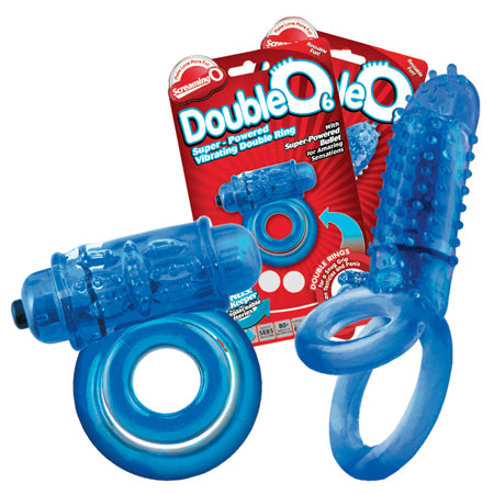 Screaming O DoubleO 6 Vibrating Double Cock Ring - Asst. Colors