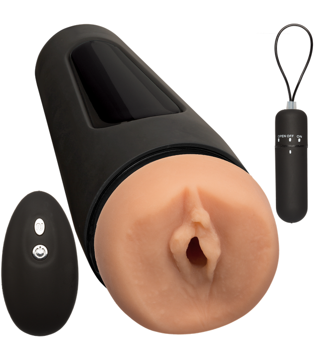 Doc Johnson Main Squeeze™ The Original Vibro ULTRASKYN Stroker Pussy | thevibed.com