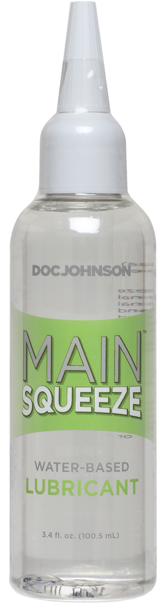 Doc Johnson Main Squeeze™ Water-Based Lubricant 3.4 fl. oz. | thevibed.com