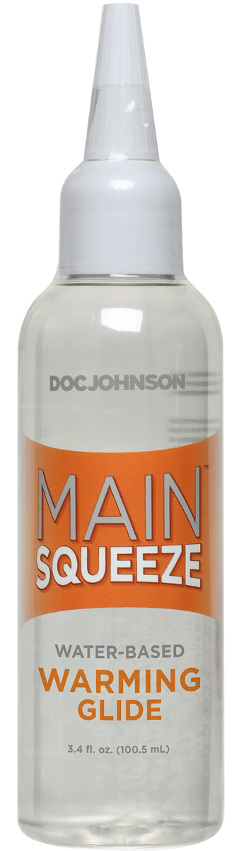Doc Johnson Main Squeeze™ Warming Water-Based Lubricant 3.4 fl. oz. | thevibed.com
