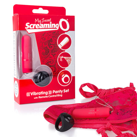 Screaming O My Secret Remote Control Panty Vibe - Red