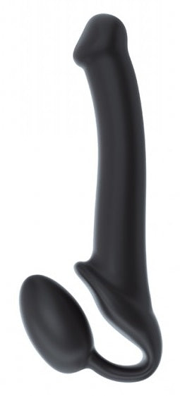 Lovely Planet Strap-On-Me Silicone Bendable Strapless Strap-On Black | thevibed.com