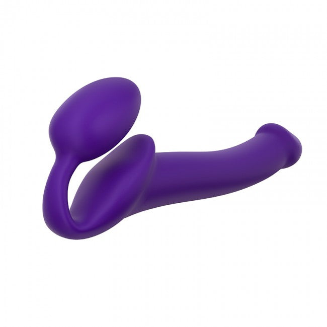 Lovely Planet Strap-On-Me Silicone Bendable Strapless Strap-On Purple | thevibed.com