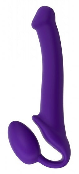 Lovely Planet Strap-On-Me Silicone Bendable Strapless Strap-On Purple | thevibed.com