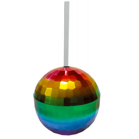 Rainbow Disco Ball Cup - 12 oz