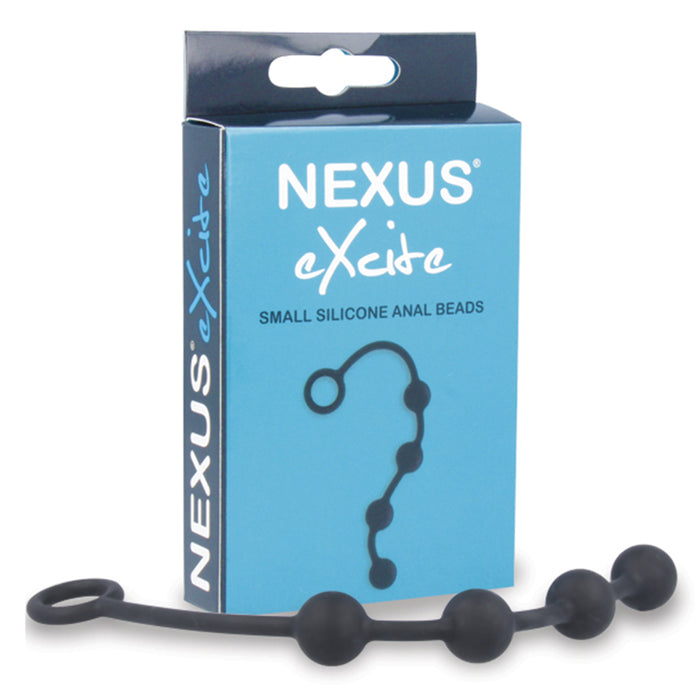 Nexus Excite Small Silicone Anal Beads | thevibed.com