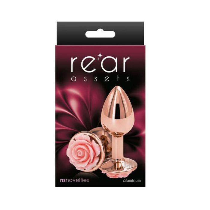 Rear Assets Rose Anal Plug - Small - Pink | thevibed.com