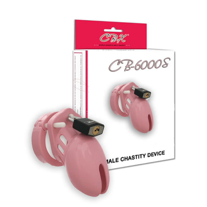 CB-X 6000S Package Pink Male Chastity Device | thevibed.com