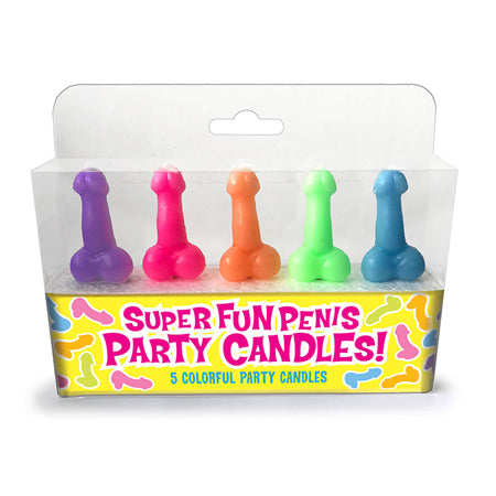 Super Fun Party Candles  - Set of 5
