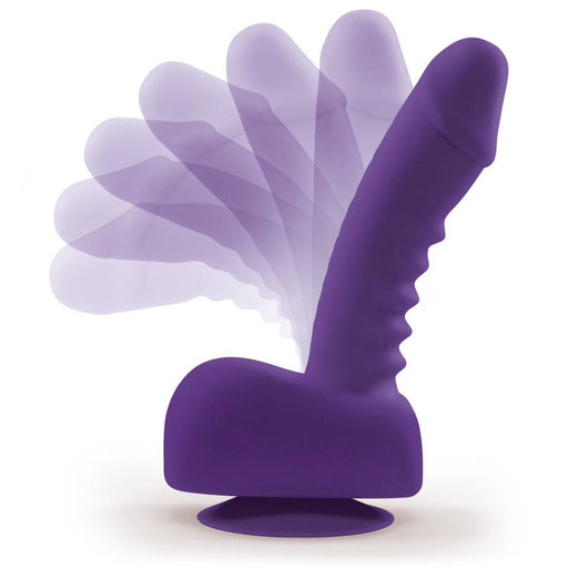 Lovehoney UPRIZE 6" AutoErect Remote Controlled Vibrating Dildo Purple | thevibed.com
