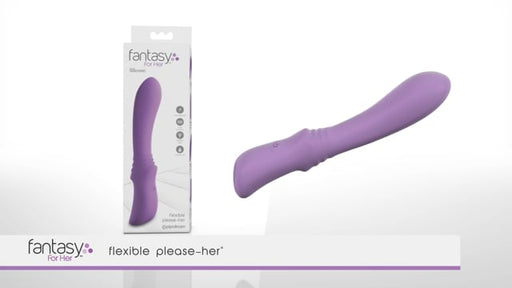 Pipedream Fantasy for Her Collection Flexible Please-Her G-Spot Vibrator | thevibed.com