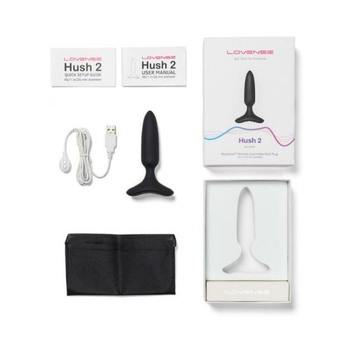 Lovense Hush 2 App-compatible Butt Plug 1 In. | thevibed.com