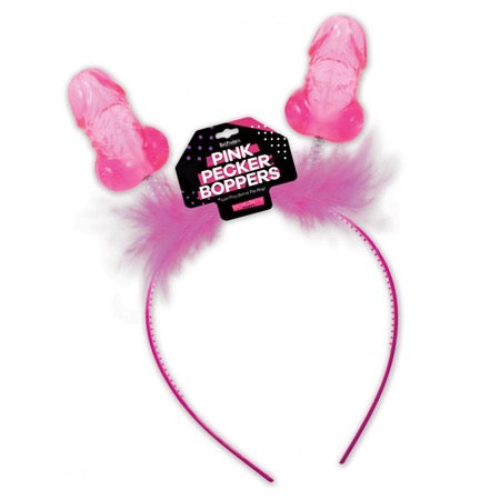 Pink Pecker Boppers Headband