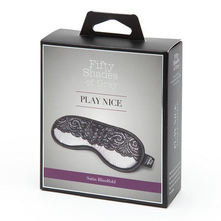 Fifty Shades of Grey Play Nice Satin & Lace Blindfold