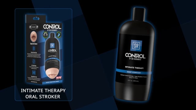 Sir Richard's CONTROL Intimate Therapy Deep Comfort Oral Shower Stroker | thevibed.com
