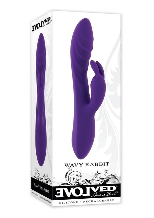 Wavy Rabbit Purple