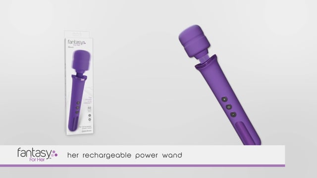 Pipedream Fantasy for Her Collection Her Rechargeable Power Wand | thevibed.com