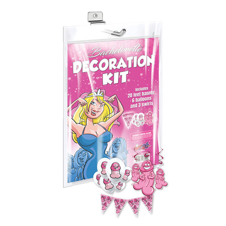 Bachelorette Decoration Kit - Banner, Swirls, Balloons