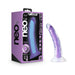 Neo Elite - Glow-in-the-dark Light - 7-inch Silicone Dual-density Dildo - Neon Purple | thevibed.com