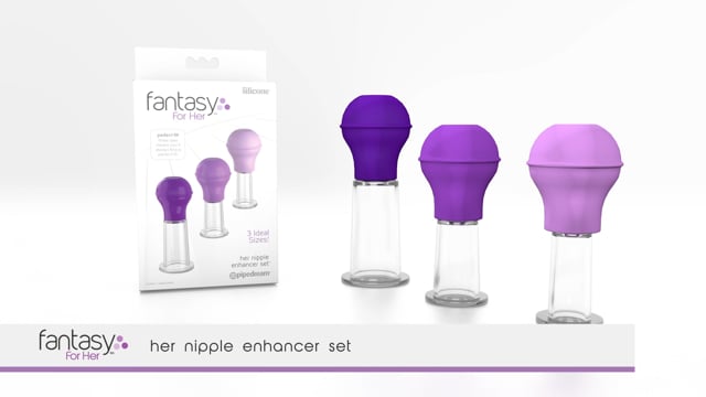 Pipedream Fantasy for Her Collection Her Nipple Enhancer Set | thevibed.com