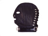 Rouge Garments Leather Mask with D-Ring and Lockable Buckle | thevibed.com