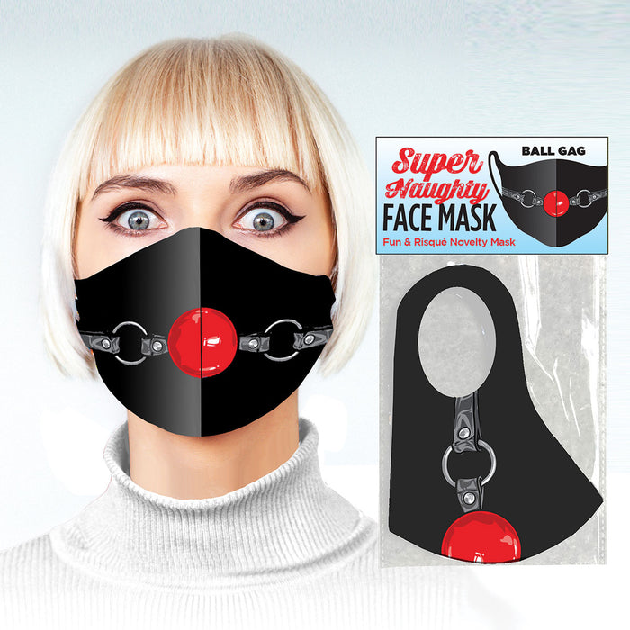 Super Naughty Face Mask - Ball Gag