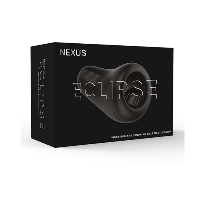 Nexus Eclipse Vibrating & Stroking Male Masturbator Black | thevibed.com