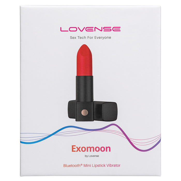 Lovense Exomoon Lipstick Vibe - Red