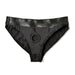 Sportsheets Em.Ex Active Harness Wear High-Cut Crotchless Silhouette Harness Black | thevibed.com