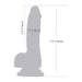 BMS Factory Addiction Brandon 7.5 Inch Glow-in-the-Dark Silicone Dildo | thevibed.com
