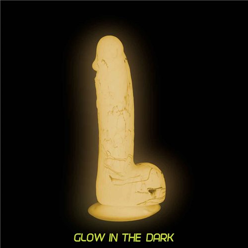 BMS Factory Addiction Brandon 7.5 Inch Glow-in-the-Dark Silicone Dildo | thevibed.com