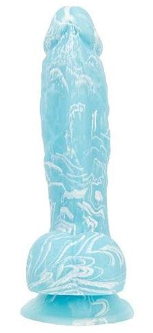 BMS Factory Addiction Luke 7.5 Inch Silicone Glow-in-the-Dark Dildo | thevibed.com