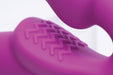 XR Brands Strap-U Evoke Vibrating Strapless Silicone Strap-on Dildo Pink | thevibed.com
