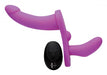 XR Brands Strap-U Double Take 10X Remote Controlled Double Penetration Dildo | thevibed.com