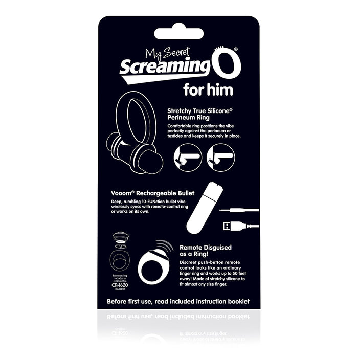 My Secret Screaming O Remote Control Vibrating Ring for Him | thevibed.com
