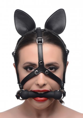 XR Brands Master Series Dark Horse Harness with Bit Gag | thevibed.com