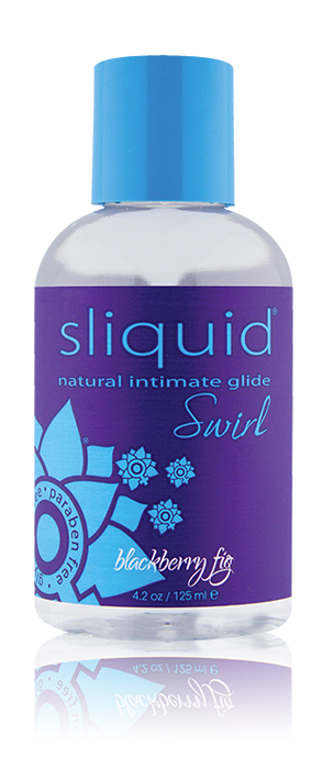 Sliquid Naturals Blackberry Fig Flavored Personal Lubricant 4.2 oz | thevibed.com