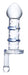 Glas Candy Land Juicer 6.5" Glass Rotary Handle Dildo | thevibed.com